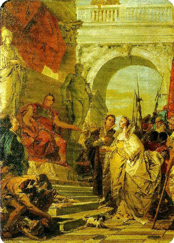 Giovanni Battista Tiepolo scipios adelmod oil painting image
